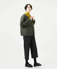 NHDCE51490 GIANNI LO GIUDICE(小さいサイズ)(メゾン ドゥ サンク) ソフトタフタリバーシブルダウン　 ネイビー