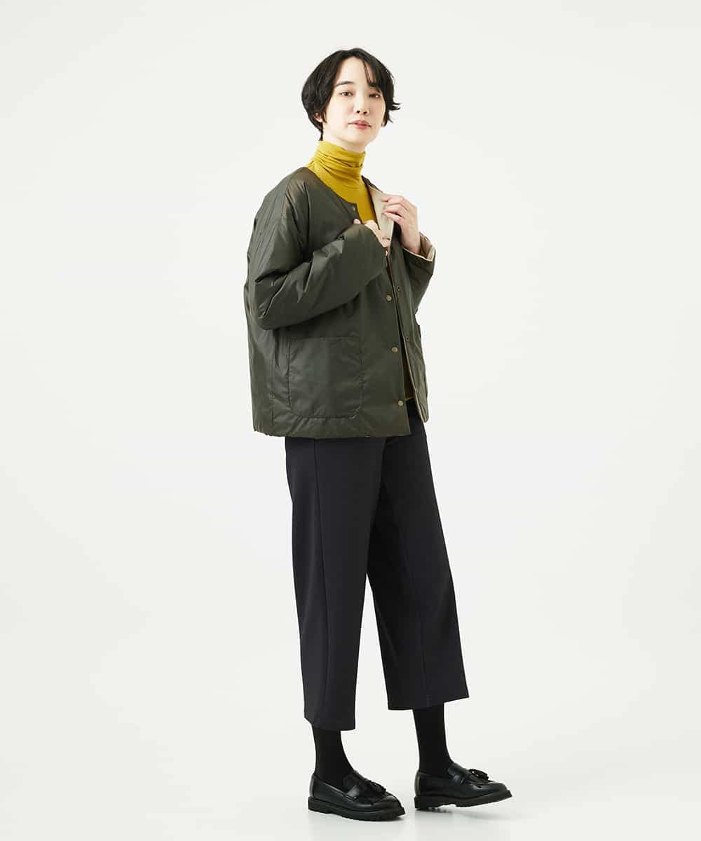 NHDCE51490 GIANNI LO GIUDICE(小さいサイズ)(メゾン ドゥ サンク) ソフトタフタリバーシブルダウン　 ネイビー