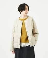 NHDCE51490 GIANNI LO GIUDICE(小さいサイズ)(メゾン ドゥ サンク) ソフトタフタリバーシブルダウン　 ベージュ