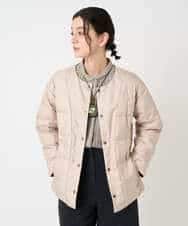 NHDCE51490 GIANNI LO GIUDICE(小さいサイズ)(メゾン ドゥ サンク) ソフトタフタリバーシブルダウン　 ベージュ