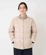 NHDCE51490 GIANNI LO GIUDICE(小さいサイズ)(メゾン ドゥ サンク) ソフトタフタリバーシブルダウン　 ベージュ