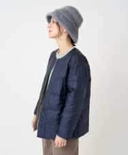 NHDCE51490 GIANNI LO GIUDICE(小さいサイズ)(メゾン ドゥ サンク) ソフトタフタリバーシブルダウン　 ベージュ