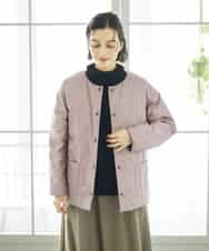 NHDCE51490 GIANNI LO GIUDICE(小さいサイズ)(メゾン ドゥ サンク) ソフトタフタリバーシブルダウン　 ベージュ