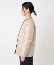 NHDCE51490 GIANNI LO GIUDICE(小さいサイズ)(メゾン ドゥ サンク) ソフトタフタリバーシブルダウン　 ベージュ