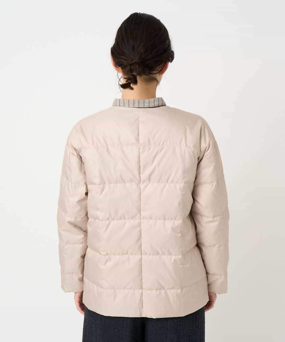 NHDCE51490 GIANNI LO GIUDICE(小さいサイズ)(メゾン ドゥ サンク) ソフトタフタリバーシブルダウン　 ベージュ