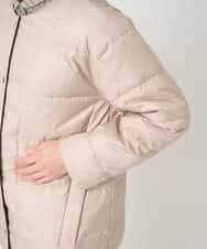 NHDCE51490 GIANNI LO GIUDICE(小さいサイズ)(メゾン ドゥ サンク) ソフトタフタリバーシブルダウン　 ベージュ