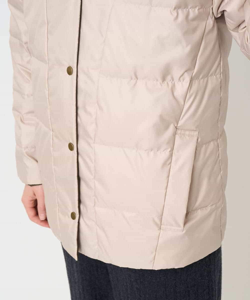 NHDCE51490 GIANNI LO GIUDICE(小さいサイズ)(メゾン ドゥ サンク) ソフトタフタリバーシブルダウン　 ベージュ