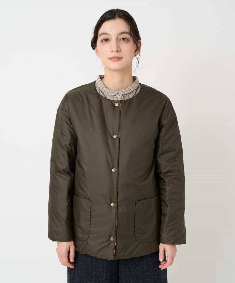 NHDCE51490 GIANNI LO GIUDICE(小さいサイズ)(メゾン ドゥ サンク) ソフトタフタリバーシブルダウン　 ベージュ