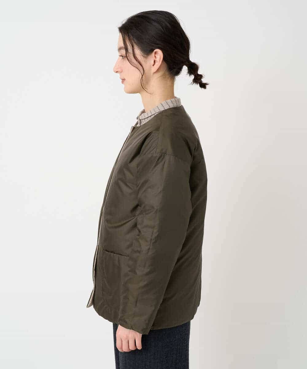 NHDCE51490 GIANNI LO GIUDICE(小さいサイズ)(メゾン ドゥ サンク) ソフトタフタリバーシブルダウン　 ベージュ