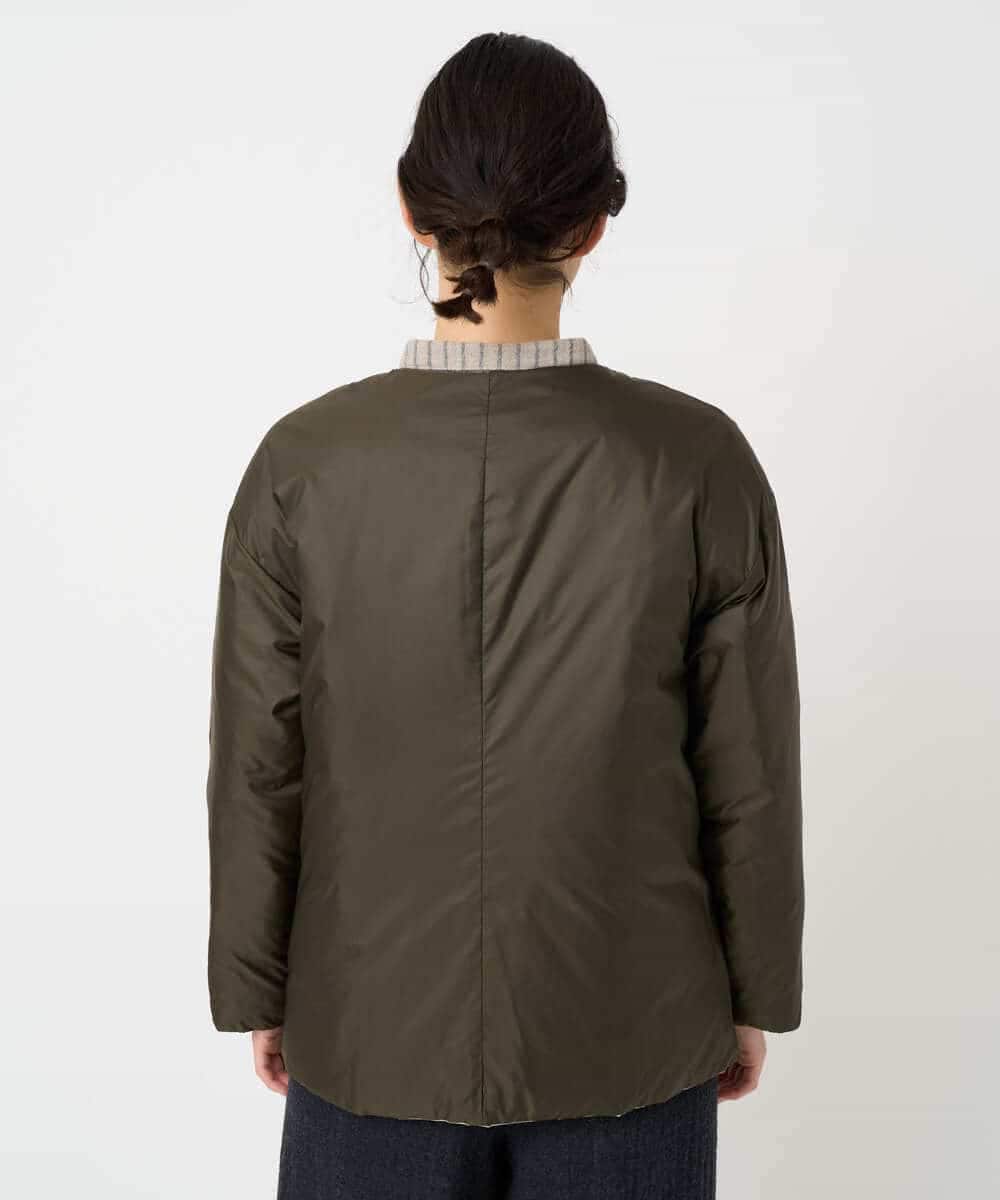 NHDCE51490 GIANNI LO GIUDICE(小さいサイズ)(メゾン ドゥ サンク) ソフトタフタリバーシブルダウン　 ベージュ