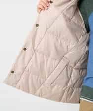 NHDCE51490 GIANNI LO GIUDICE(小さいサイズ)(メゾン ドゥ サンク) ソフトタフタリバーシブルダウン　 ベージュ