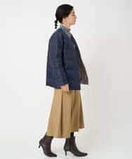 NHDCE51490 GIANNI LO GIUDICE(小さいサイズ)(メゾン ドゥ サンク) ソフトタフタリバーシブルダウン　 ベージュ