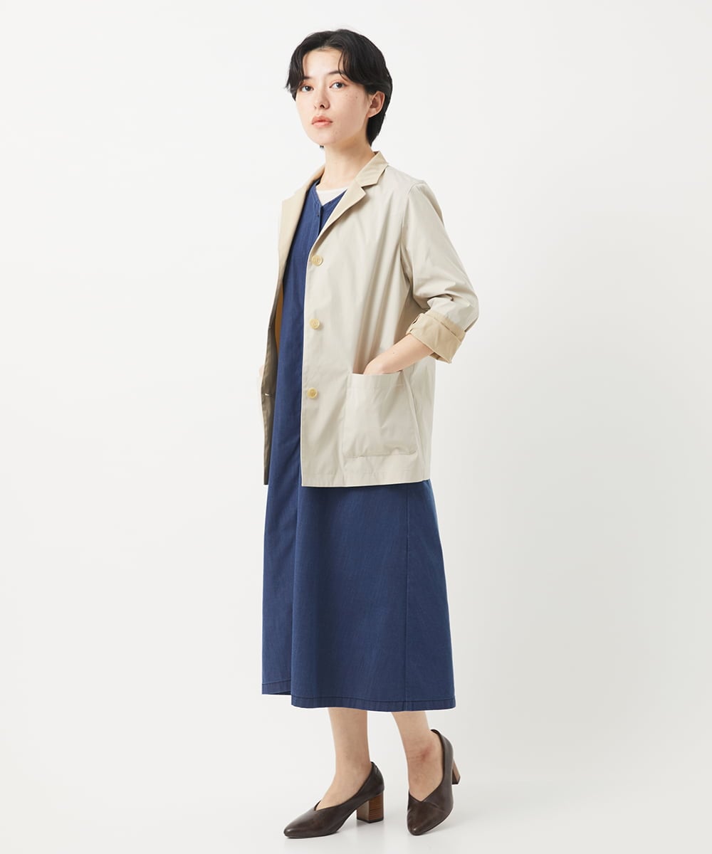 NHDEB50290 GIANNI LO GIUDICE(小さいサイズ)(メゾン ドゥ サンク) リバータフタジャケット グリーン系