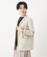 NHDEB50290 GIANNI LO GIUDICE(小さいサイズ)(メゾン ドゥ サンク) リバータフタジャケット ベージュ系
