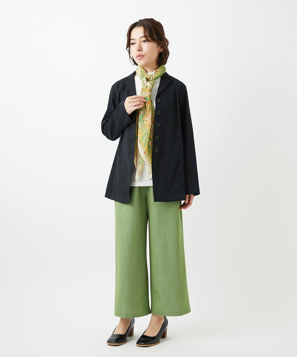 NHDED01450 GIANNI LO GIUDICE(小さいサイズ)(メゾン ドゥ サンク) [日本製]クレイペーパーナイロンジャケット ベージュ