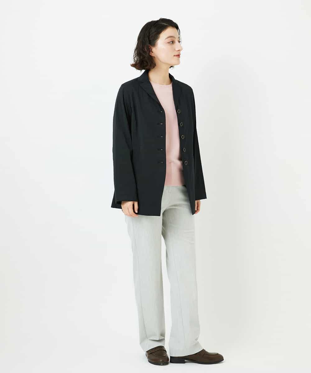 NHDED01450 GIANNI LO GIUDICE(小さいサイズ)(メゾン ドゥ サンク) [日本製]クレイペーパーナイロンジャケット ベージュ