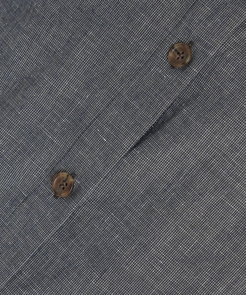 NHDET06390 GIANNI LO GIUDICE(小さいサイズ)(メゾン ドゥ サンク) [日本製/洗える]スラブポプリンライトジャケット ネイビー