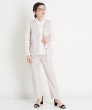 NHDEU84230 GIANNI LO GIUDICE(小さいサイズ)(メゾン ドゥ サンク) 【セットアップ対応/日本製】オックスストレッチジレ ベージュ