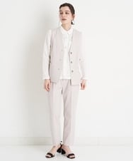 NHDEU84230 GIANNI LO GIUDICE(小さいサイズ)(メゾン ドゥ サンク) 【セットアップ対応/日本製】オックスストレッチジレ ベージュ