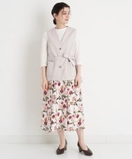 NHDEU84230 GIANNI LO GIUDICE(小さいサイズ)(メゾン ドゥ サンク) 【セットアップ対応/日本製】オックスストレッチジレ ベージュ