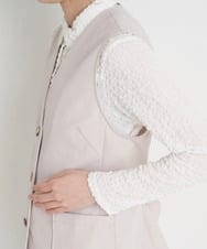 NHDEU84230 GIANNI LO GIUDICE(小さいサイズ)(メゾン ドゥ サンク) 【セットアップ対応/日本製】オックスストレッチジレ ベージュ