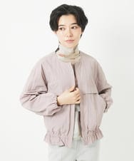 NHDGB02330 GIANNI LO GIUDICE(小さいサイズ)(メゾン ドゥ サンク) ナイロンワッシャーブルゾン ベージュ
