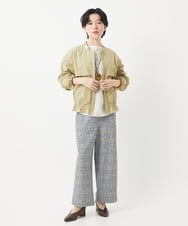 NHDGB02330 GIANNI LO GIUDICE(小さいサイズ)(メゾン ドゥ サンク) ナイロンワッシャーブルゾン ベージュ