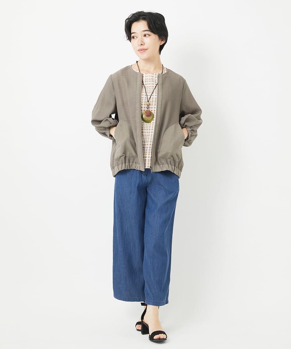 メッシュシアーショート丈ブルゾン(その他のコート・ブルゾン