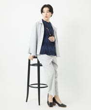 NHDGC86250 GIANNI LO GIUDICE(小さいサイズ)(メゾン ドゥ サンク) リネンライクジャケット カーキ