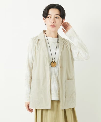 NHDGC92260 GIANNI LO GIUDICE(小さいサイズ) ナイロンストレッチテーラードカラージレ