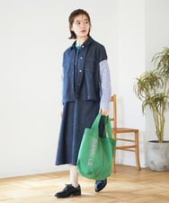 NHDGD20390 GIANNI LO GIUDICE(小さいサイズ)(メゾン ドゥ サンク) [セットアップ対応]スラブシャンブレーデニムブルゾン ネイビー