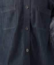 NHDGD20390 GIANNI LO GIUDICE(小さいサイズ)(メゾン ドゥ サンク) [セットアップ対応]デニムライクジャケット ネイビー