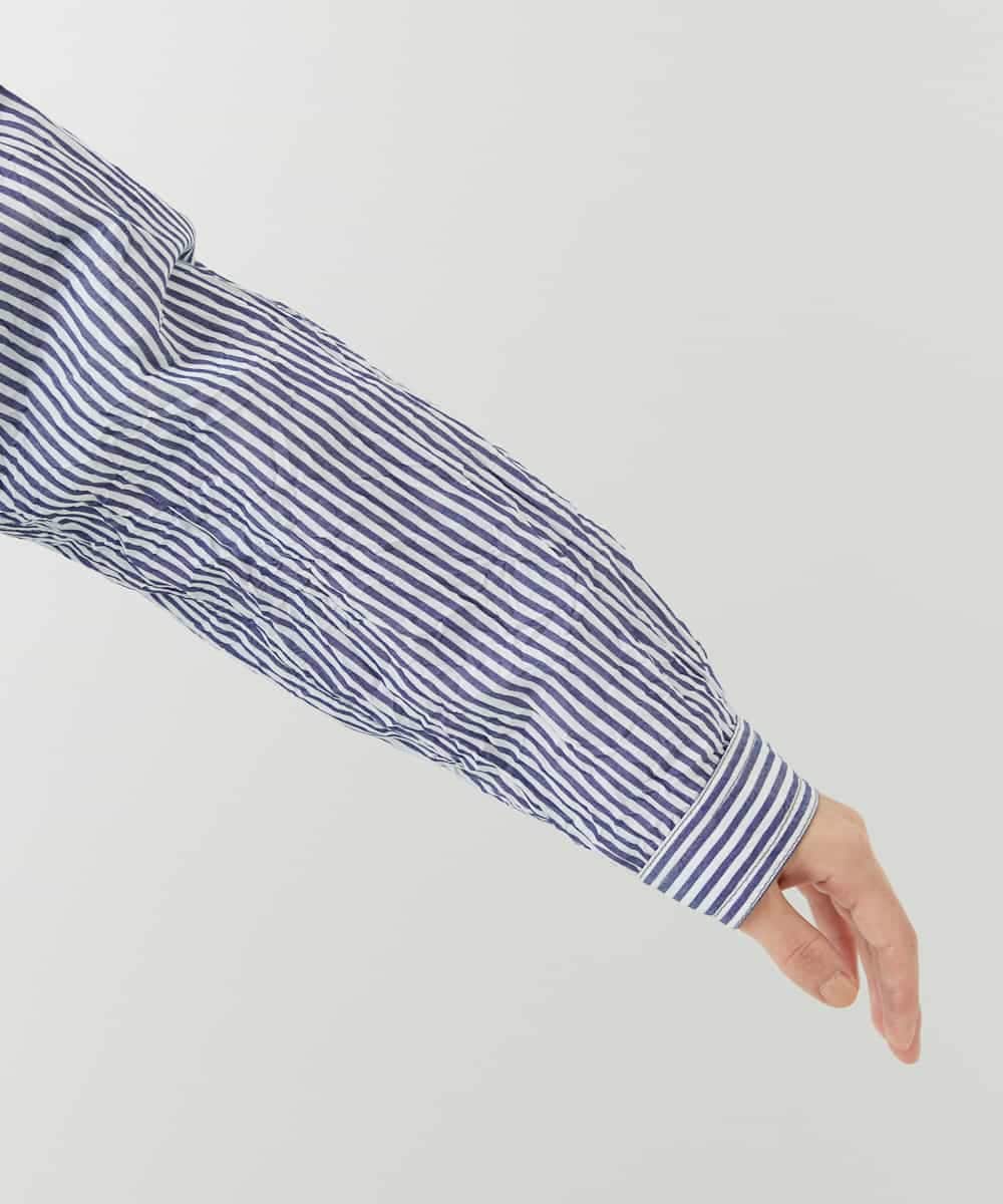 NHDGD20390 GIANNI LO GIUDICE(小さいサイズ)(メゾン ドゥ サンク) [セットアップ対応]スラブシャンブレーデニムブルゾン ネイビー