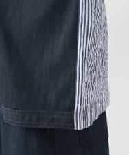 NHDGD20390 GIANNI LO GIUDICE(小さいサイズ)(メゾン ドゥ サンク) [セットアップ対応]スラブシャンブレーデニムブルゾン ネイビー