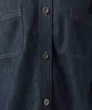 NHDGD20390 GIANNI LO GIUDICE(小さいサイズ)(メゾン ドゥ サンク) [セットアップ対応]スラブシャンブレーデニムブルゾン ネイビー