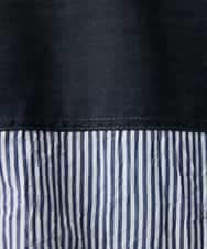 NHDGD20390 GIANNI LO GIUDICE(小さいサイズ)(メゾン ドゥ サンク) [セットアップ対応]スラブシャンブレーデニムブルゾン ネイビー