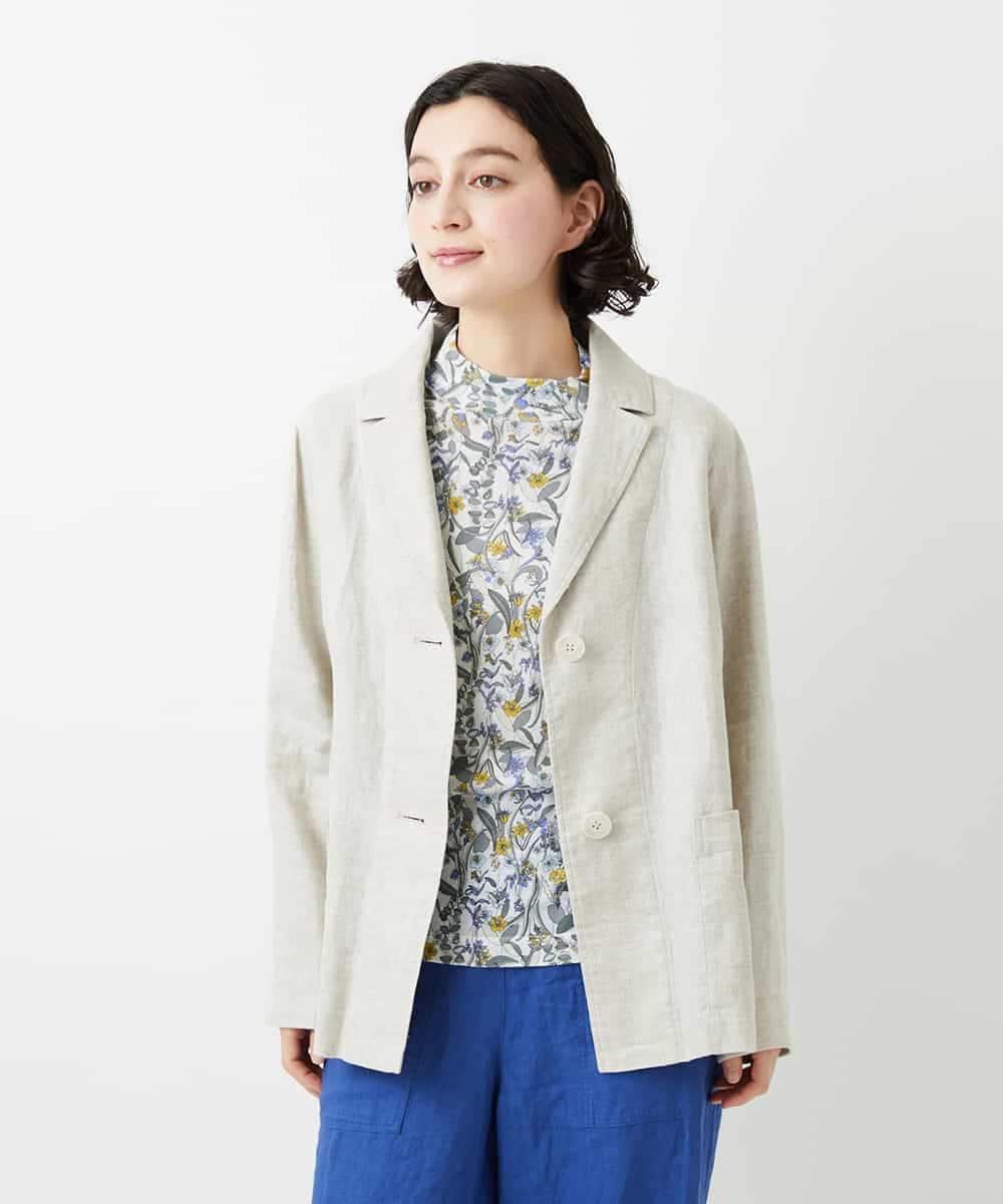 NHDGE40430 GIANNI LO GIUDICE(小さいサイズ) [セットアップ対応]デニム調リネンジャケット