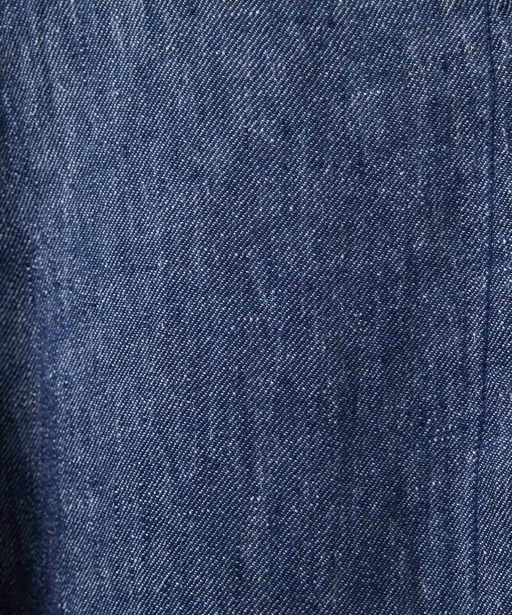 NHDGE40430 GIANNI LO GIUDICE(小さいサイズ)(メゾン ドゥ サンク) [セットアップ対応]デニム調リネンジャケット ベージュ