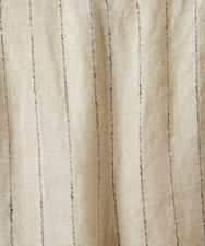 NHDGE50430 GIANNI LO GIUDICE(小さいサイズ)(メゾン ドゥ サンク) [セットアップ対応]リネンステッチストライプジャケット ベージュ