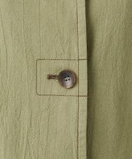 NHDGF26360 GIANNI LO GIUDICE(小さいサイズ)(メゾン ドゥ サンク) [セットアップ対応]コットンナチュラルワッシャージャケット グリーン