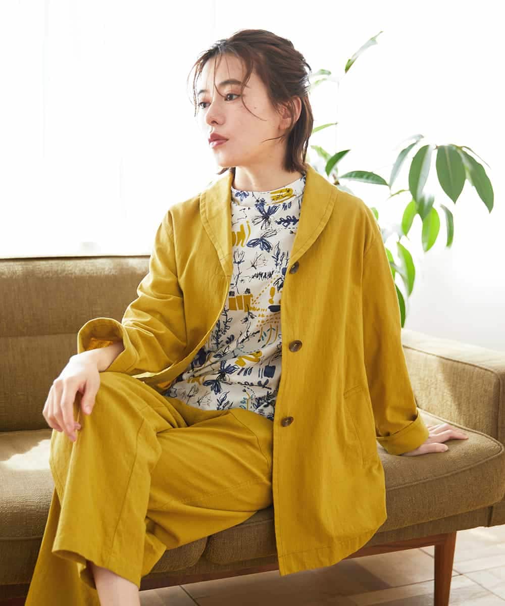 NHDGF26360 GIANNI LO GIUDICE(小さいサイズ) コットンナチュラルワッシャージャケット