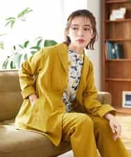 NHDGF26360 GIANNI LO GIUDICE(小さいサイズ)(メゾン ドゥ サンク) コットンナチュラルワッシャージャケット グリーン