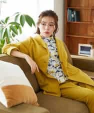 NHDGF26360 GIANNI LO GIUDICE(小さいサイズ)(メゾン ドゥ サンク) コットンナチュラルワッシャージャケット グリーン