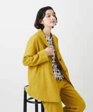 NHDGF26360 GIANNI LO GIUDICE(小さいサイズ)(メゾン ドゥ サンク) コットンナチュラルワッシャージャケット グリーン