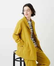 NHDGF26360 GIANNI LO GIUDICE(小さいサイズ)(メゾン ドゥ サンク) コットンナチュラルワッシャージャケット グリーン