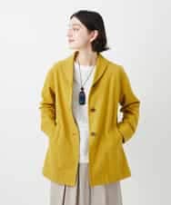 NHDGF26360 GIANNI LO GIUDICE(小さいサイズ)(メゾン ドゥ サンク) コットンナチュラルワッシャージャケット グリーン