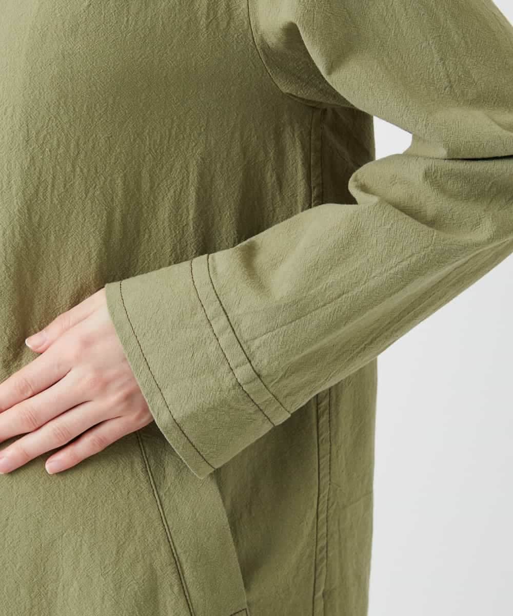 NHDGF26360 GIANNI LO GIUDICE(小さいサイズ)(メゾン ドゥ サンク) コットンナチュラルワッシャージャケット グリーン