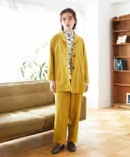 NHDGF26360 GIANNI LO GIUDICE(小さいサイズ)(メゾン ドゥ サンク) コットンナチュラルワッシャージャケット グリーン