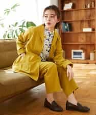 NHDGF26360 GIANNI LO GIUDICE(小さいサイズ)(メゾン ドゥ サンク) コットンナチュラルワッシャージャケット グリーン