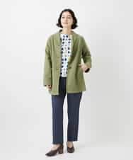 NHDGF26360 GIANNI LO GIUDICE(小さいサイズ)(メゾン ドゥ サンク) コットンナチュラルワッシャージャケット グリーン